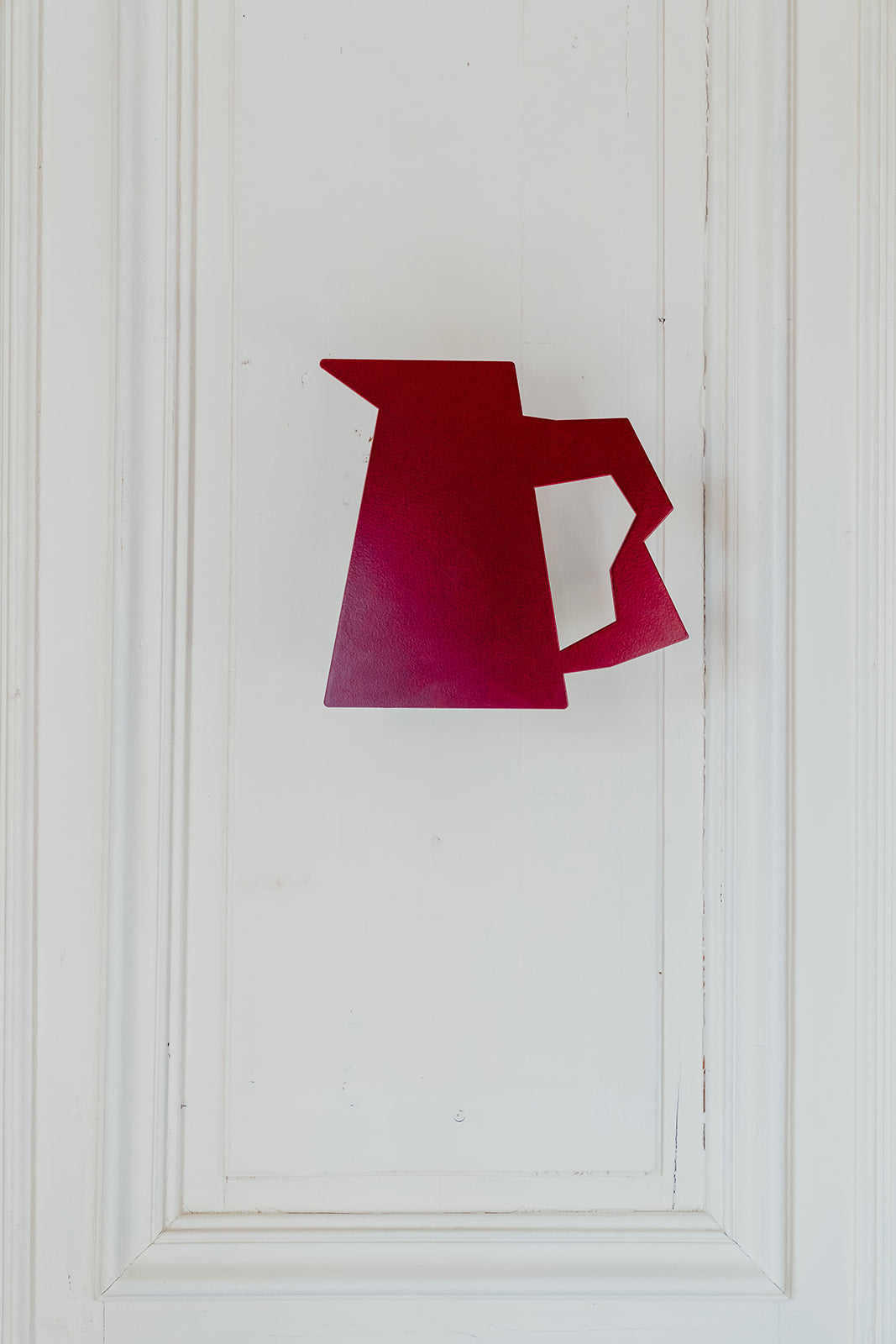 PITCHER Vase Mural Object | Burgundy