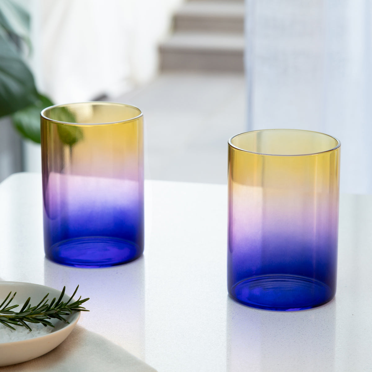 PABLO Gradient Glasses 3 tone | Cobalt & Pink