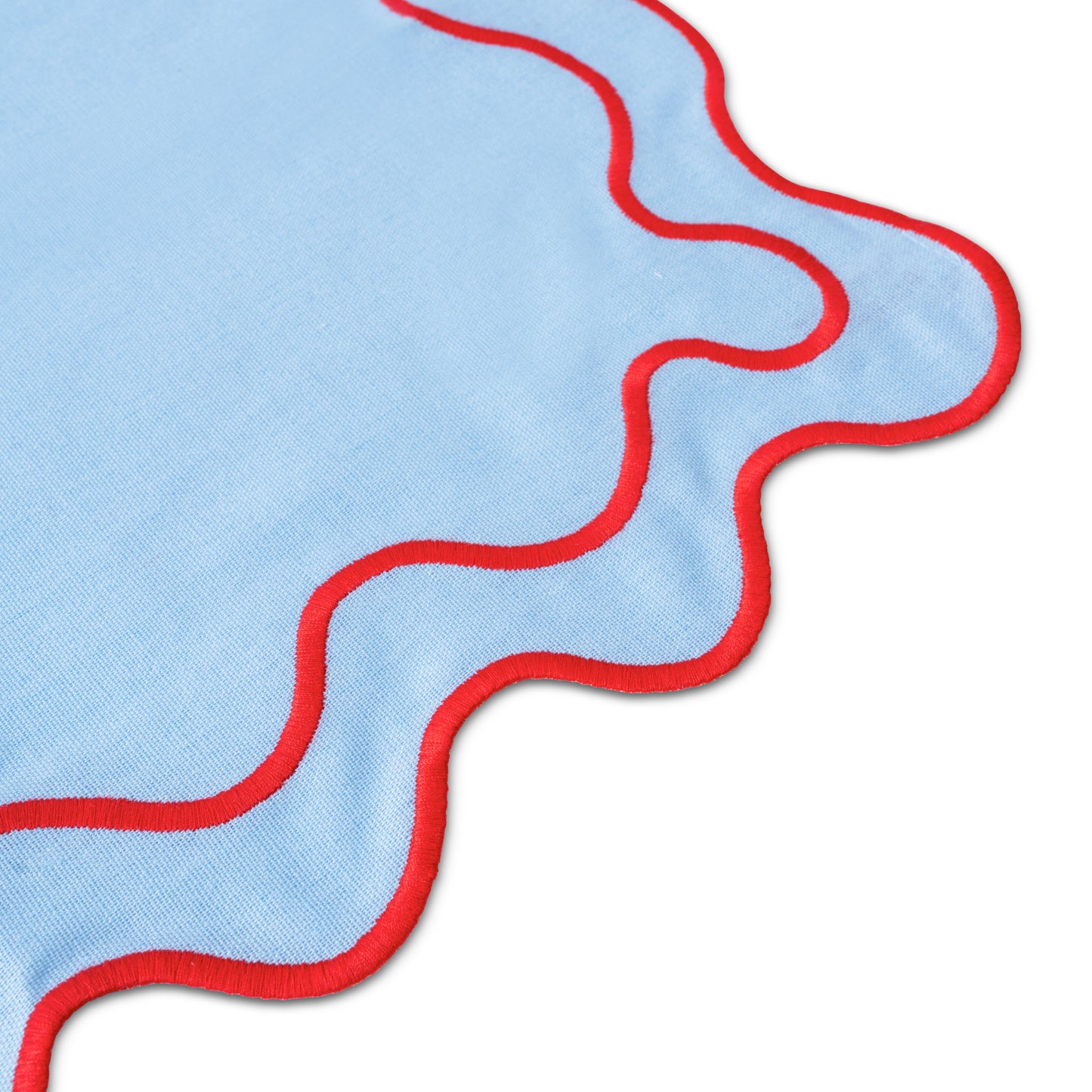 WAVY Placemats | Blue & Red