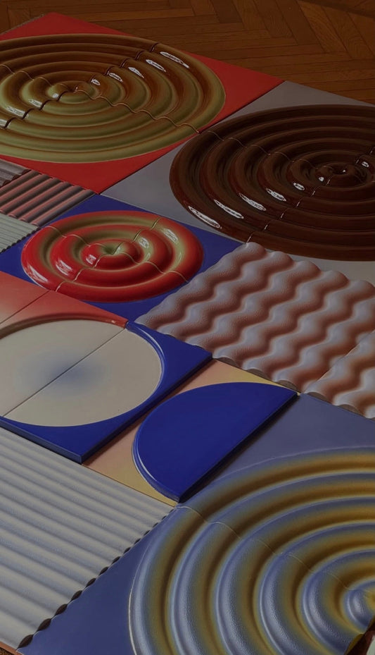 Pani Jurek ceramic colorful tiles 