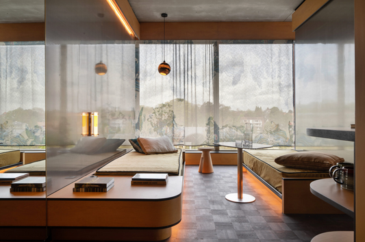 One of the rooms in MIX Brussels hotel