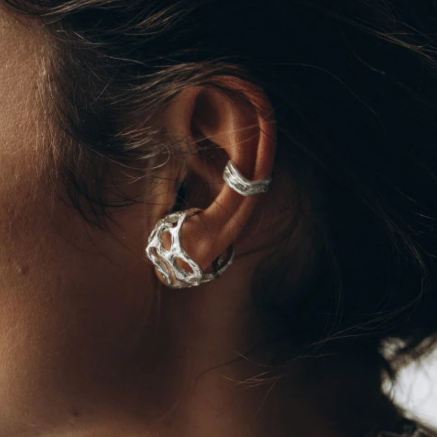 Cuff CLOUDS Silver