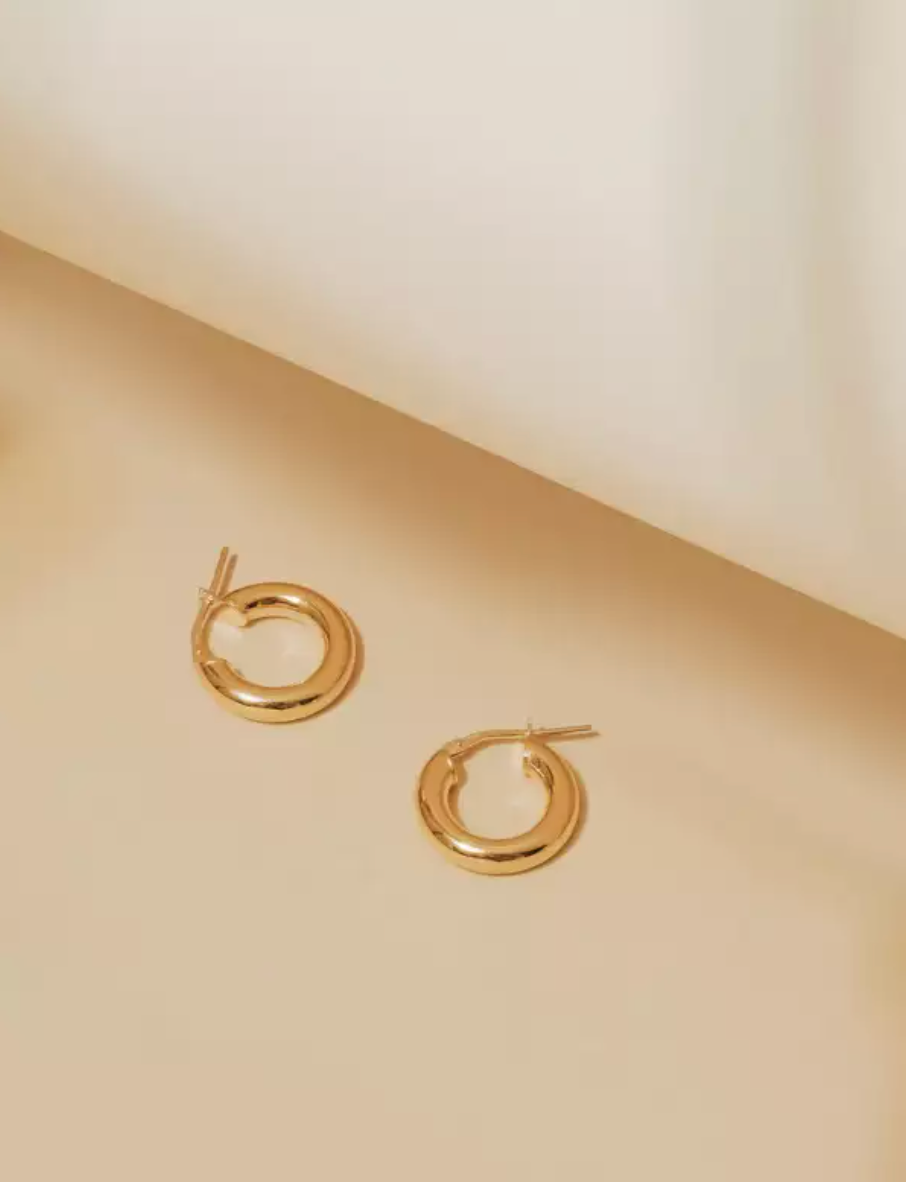 Earrings HOOPS Gold