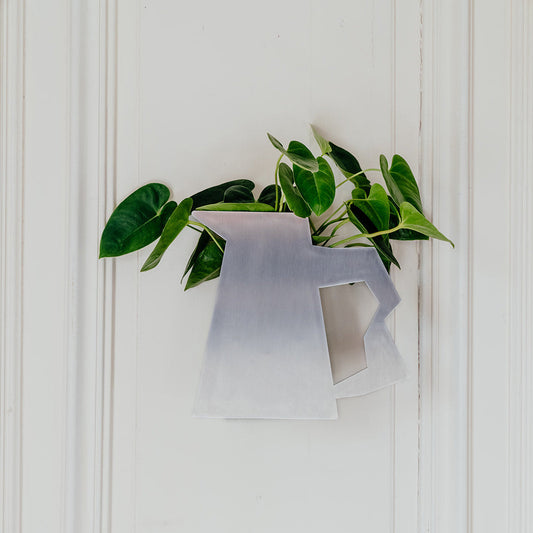 PITCHER Vase Mural Object | Silver
