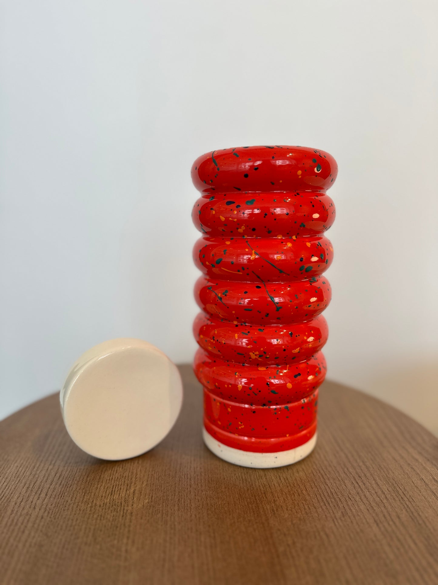 NANA Vase Red Confetti