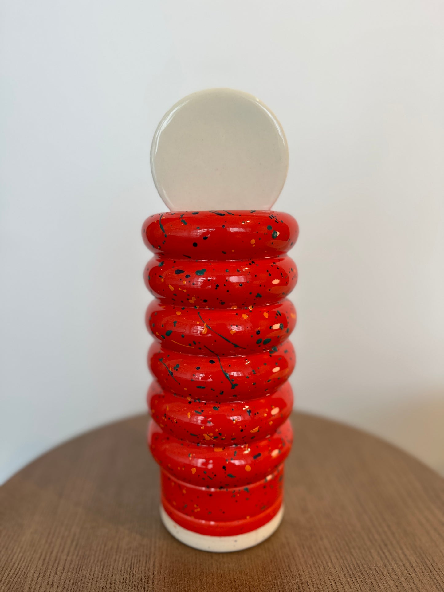 NANA Vase Red Confetti