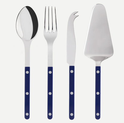 Set of 4 must-have serving pieces BISTRO Navy Blue