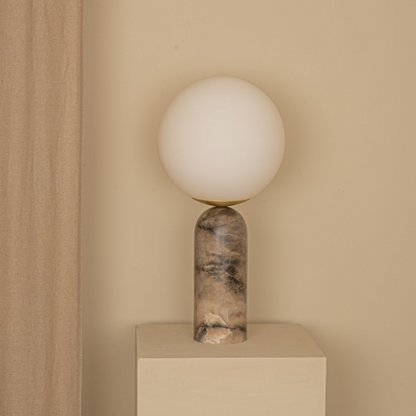 Table Lamp ATLAS | Tobacco Alabaster