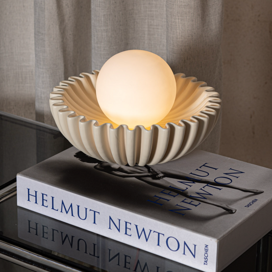 Table Lamp SHELL | Ecru Ceramic