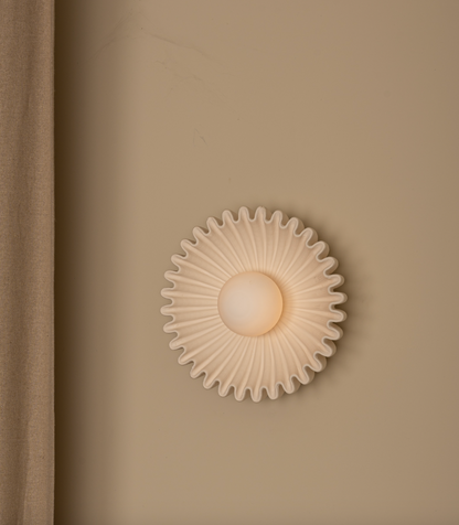 Wall Lamp SHELL | Ecru Ceramic