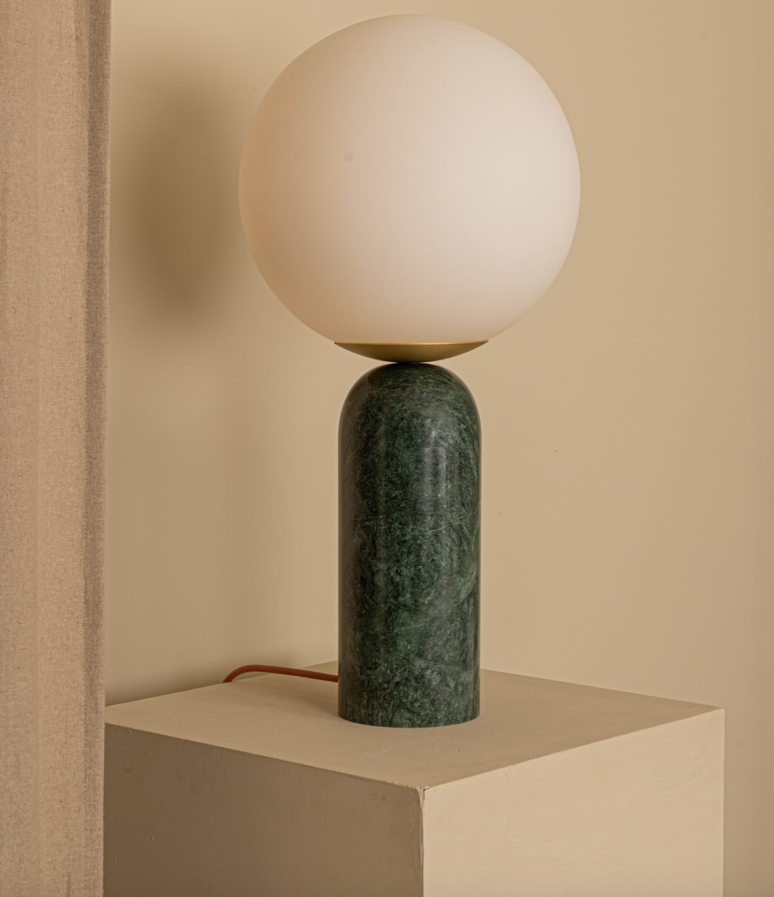 Table Lamp ATLAS | Green Marble